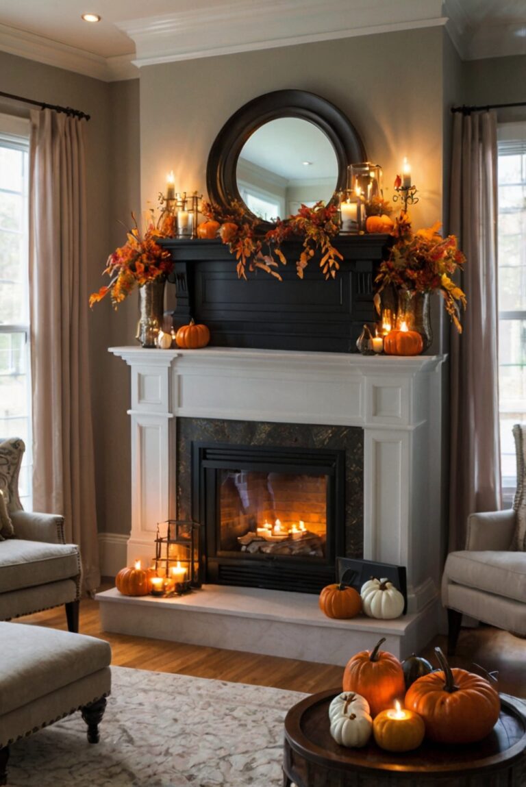 Upgrade Mantle Decor, Fall Mantle Ideas, Stunning Mantle Decor, Luxurious Mantle Decor, Mantle Decor Trends