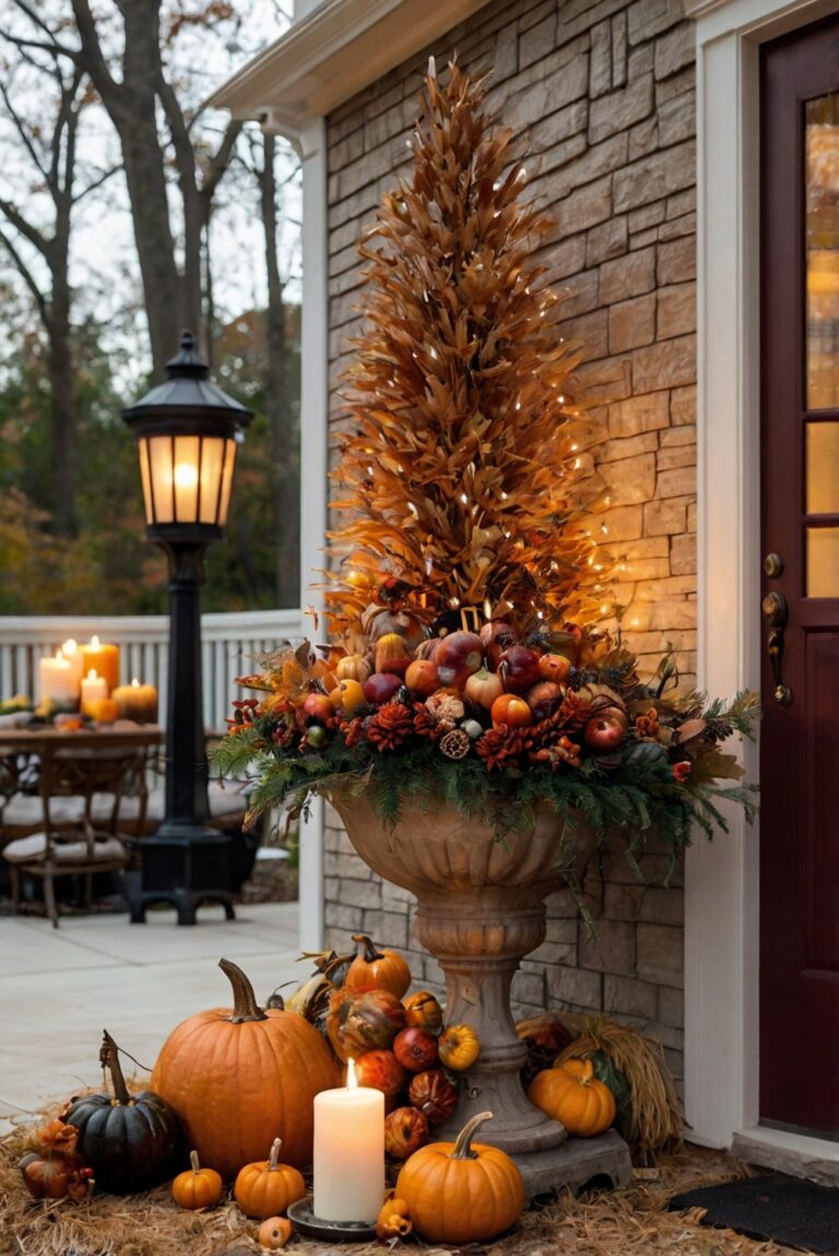 Stunning Thanksgiving decorations, Outdoor Thanksgiving decor, Thanksgiving home decor, Thanksgiving table settings, Thanksgiving yard decorations